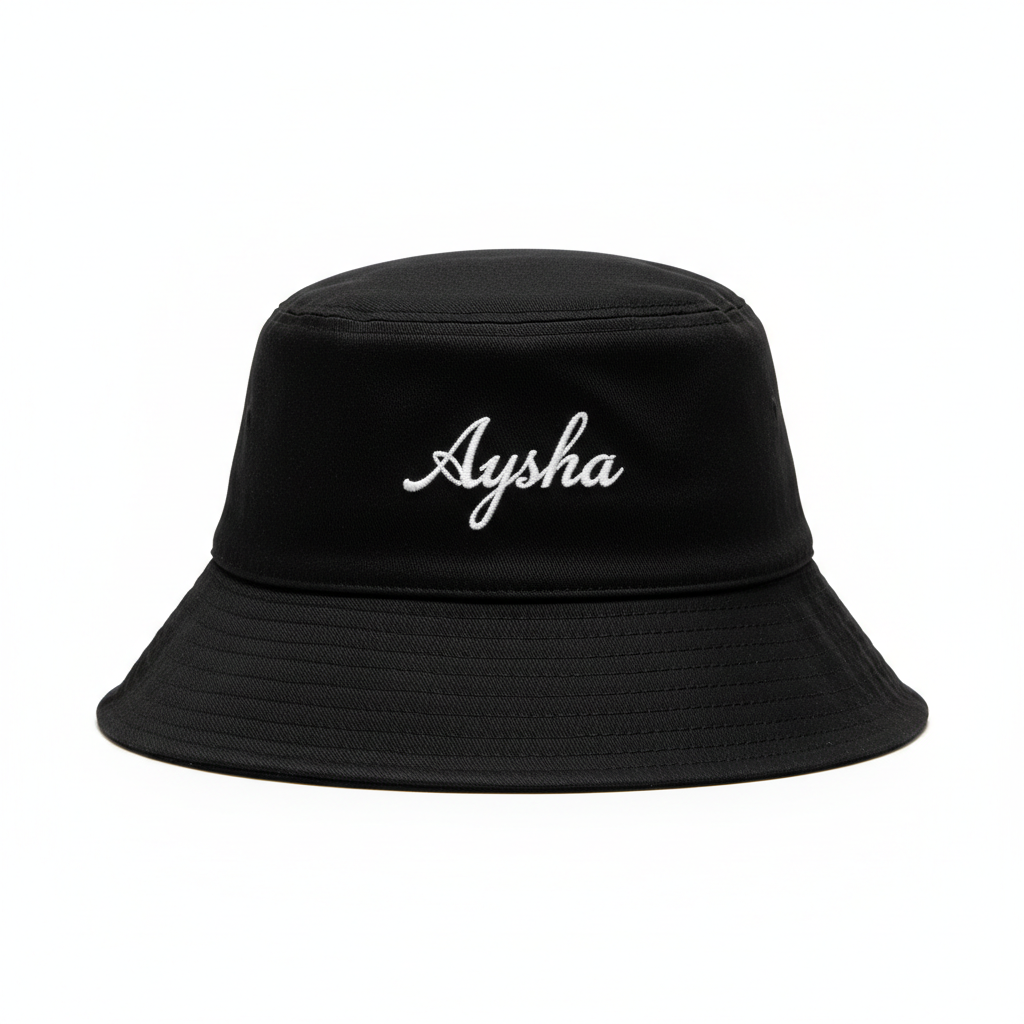 Черна лятна шапка Aysha
