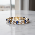 Blue pearl bracelet