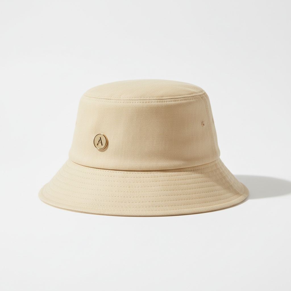 Бежова bucket hat