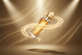 Gold Perfume Smoke Effect
