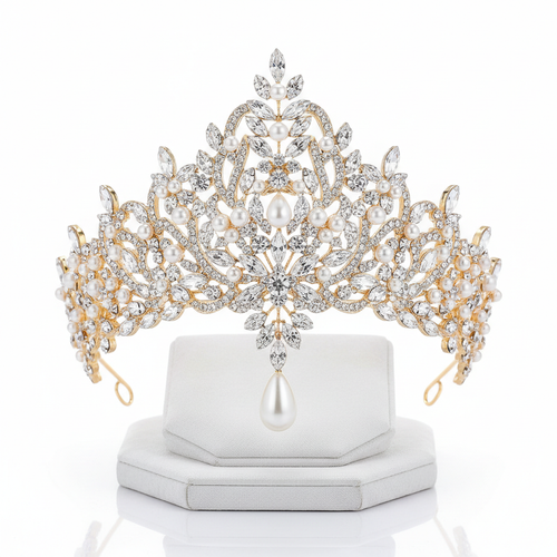 Dubai Bridal Tiara — Luxury Wedding Crown
