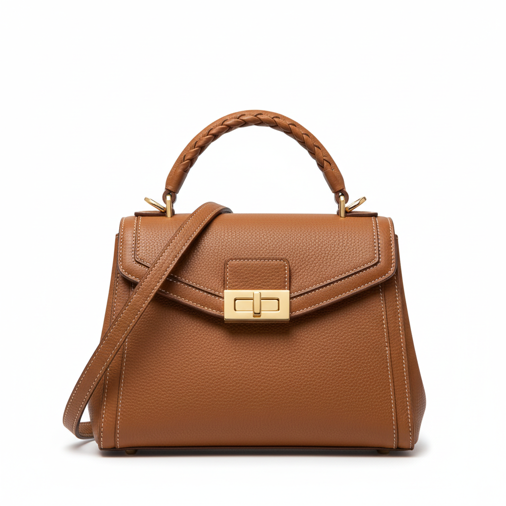 Prestige Leather Handbag - Italian Craftsmanship