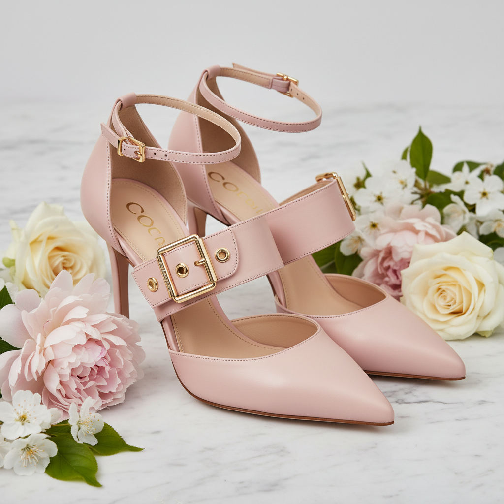 Луксозни пролетни обувки Pastel Rose