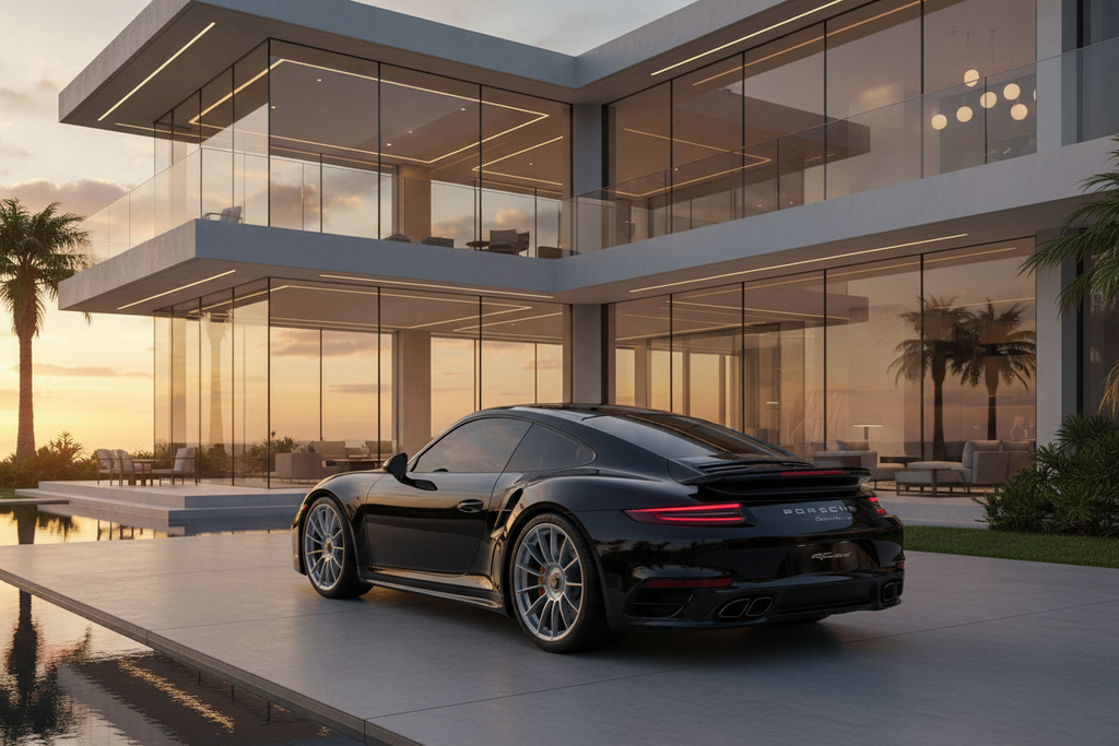 Porsche 911 Turbo S - луксозен спортен автомобил