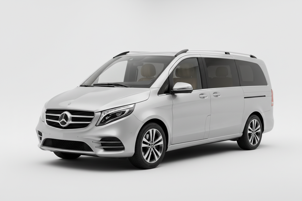 Mercedes V-Class луксозен минивен сребро