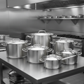 Професионален сет тенджери от неръждаема стомана