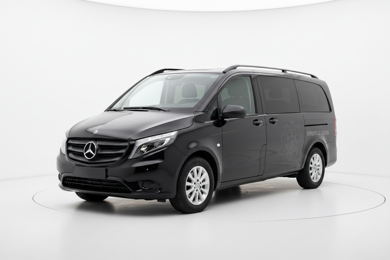 Mercedes Vito черен компактен бус