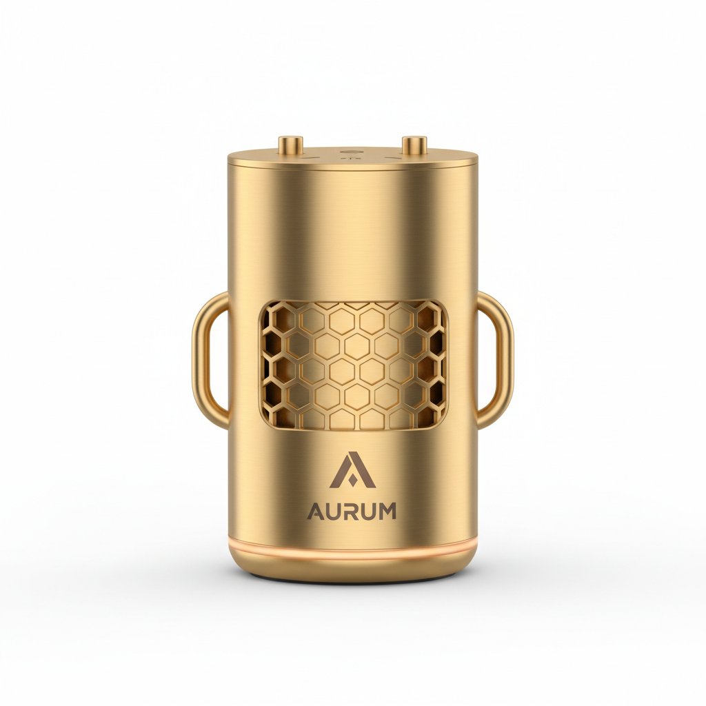 Премиум Блутут Колонка със Златно Покритие