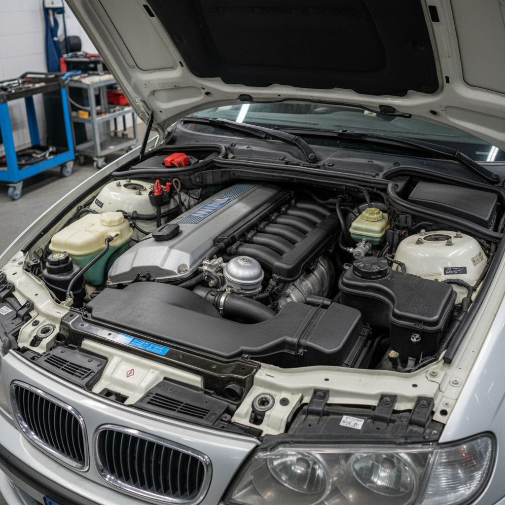 Двигател BMW E46 318i N42 2.0 - общ изглед